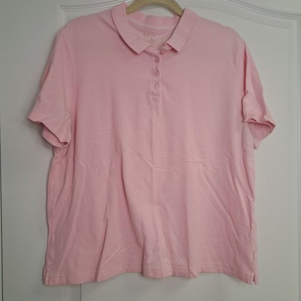 Kim Rogers Pink Polo Shirt XL